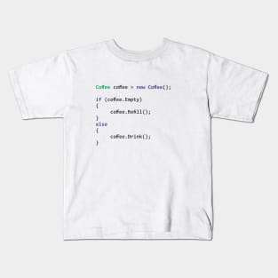 Coffee Code Kids T-Shirt